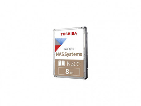 Toshiba N300 8TB 7200RPM SATA III 6Gb/s 3.5 Internal NAS Hard Drive
