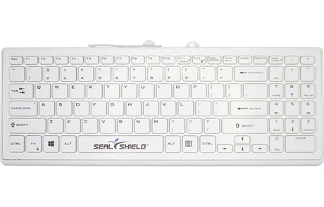 Seal Shield Cleanwipe Pro Waterproof Keyboard White SSWKSV101PR