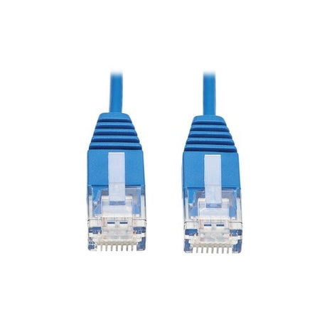Tripp Lite Cat6 Gigabit Ethernet Cable Molded Ultra-Slim RJ45 M/M Blue 1ft