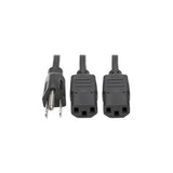 Tripp Lite P006-18N-2 Dual Splitter Cable 515p To 2x C13 18in