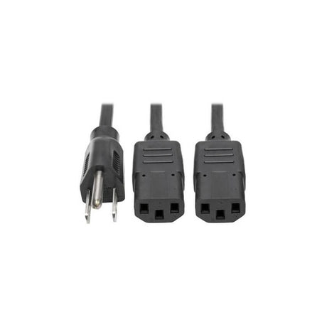 Tripp Lite P006-18N-2 Dual Splitter Cable 515p To 2x C13 18in