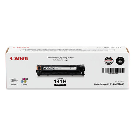 Canon 131 Original Toner Cartridge, Laser, High Yield, 2400 Pages, Black