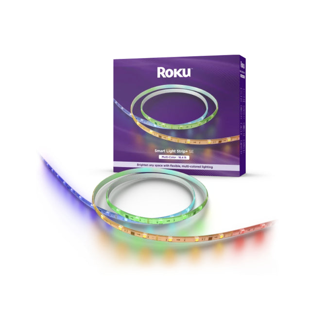 Roku Smart Light Strip+ SE, Multi-Color Smart Light Strip, 16.4ft
