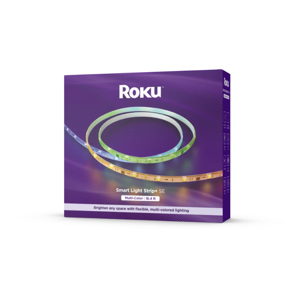 Roku Smart Light Strip+ SE, Multi-Color Smart Light Strip, 16.4ft