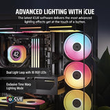 CORSAIR iCUE Link LX120-R RGB 120mm PWM Reverse Fan – Single Fan – Low-Noise, CORSAIR Magnetic Dome Bearing, Dual Light Loops, CORSAIR QuikTurn™ Screws, Zero RPM Mode – Black 1 x 120mm Black