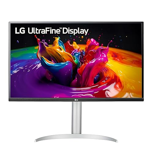 LG UltraFine 31.5-Inch Computer Monitor 32UP83A-W, IPS with HDR 10 Compatibility and AMD FreeSync, White Power Delivery: 60W