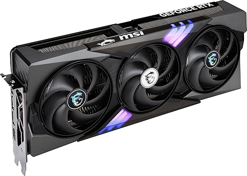 MSI Gaming RTX 5070 12G Gaming Trio OC White Graphics Card (12GB GDDR7, 192-bit, Extreme Performance: 2625 MHz, DisplayPort x 3 2.1a, HDMI 2.1b, NVIDIA Blackwell Architecture)