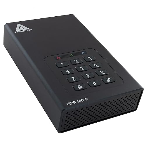 Apricorn Aegis Desktop 2 TB FIPS 140-2 Validated 256-Bit Encrypted Hard Drive (ADT-3PL256F-2000)