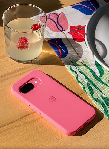 Google Pixel 9a Case - Durable Protection - Stain-Resistant Silicone - Android Phone Case - Peony