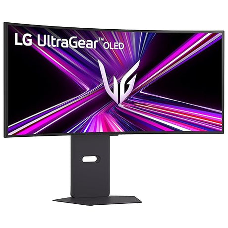 LG Ultragear™ 34GX900A 34 OLED WQHD Curved Gaming Monitor – 240Hz, 0.03ms, USB-C 65W PD, HDMI 2.1, G-SYNC, FreeSync Premium Pro