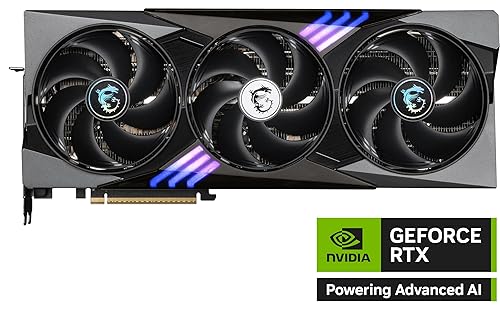 MSI Gaming RTX 5090 32G Gaming Trio OC Graphics Card (32GB GDDR7, 512-bit, Extreme Clock TBD MHz, DisplayPort x3 2.1a, HDMI 2.1b, NVIDIA Blackwell Architecture)