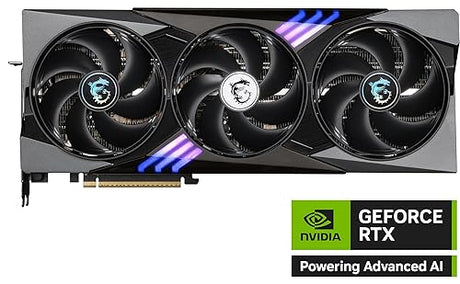 MSI Gaming RTX 5090 32G Gaming Trio OC Graphics Card (32GB GDDR7, 512-bit, Extreme Clock TBD MHz, DisplayPort x3 2.1a, HDMI 2.1b, NVIDIA Blackwell Architecture)