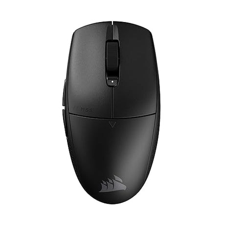 Corsair M55 Wireless Lightweight FPS Gaming Mouse – 2.4GHz & Bluetooth – 24,000 DPI – Long-Lasting Battery Life – Six Programmable Buttons – Textured Side Grips – Black Black Wireless