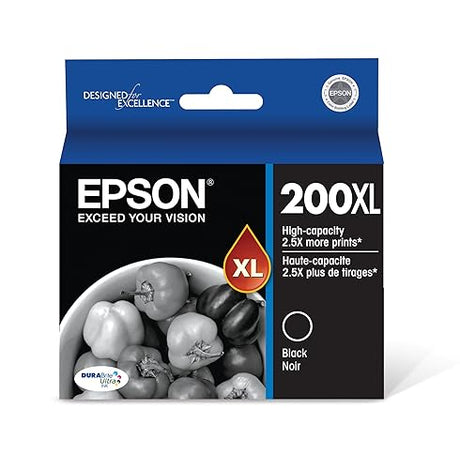 Epson T200XL120 200XL Black High Yield Capacity Inkjet Cartridge