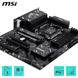 MSI B850 Gaming PRO WIFI6E Motherboard, ATX - Supports AMD Ryzen 9000/8000 / 7000 Processors, AM5 - DDR5 Memory Boost 8200+ MT/s (OC), PCIe 4.0 x16, M.2 Gen5, Wi-Fi 6E, 2.5G LAN