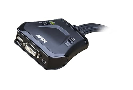 2-Port USB DVI KVM Switch