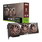 ASUS GeForce RTX™ 5080 16GB GDDR7 Noctua OC Edition (Three Noctua NF-A12x25 G2 PWM 120mm Fans, 16GB DDR7, Optimized Vapor Chamber, Phase-Change GPU Thermal pad, 0dB Technology, Dual BIOS and More) Noctua RTX5080|OC