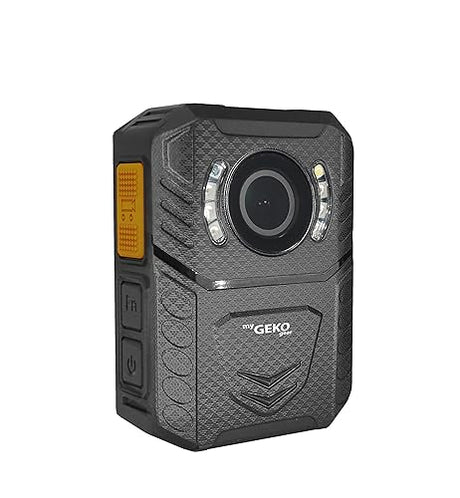myGEKOgear Aegis 100 Super HD 1296p Police Body Camera, Audio Recording Wearable, Password Protected, 9 Hours, IP65 Waterproof, Night Vision, Police Body Camera for Law Enforcement