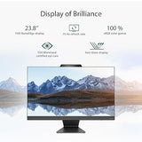 ASUS M3402 All-in-One, 23.8” FHD Display, AMD Ryzen™ 3 7320U Processor, 8GB RAM, 512GB SSD, Windows 11 Home, Kensington Lock, Black, M3402WFA-PB303 Ryzen 3