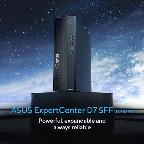 ASUS ExpertCenter D701 Desktop, Intel Core i7, 16GB DDR5 RAM, 512GB SSD, Windows 11 Pro, Bundled Wired Keyboard and Mouse, D701SER-XS703 I7 14700 16GB/512GB