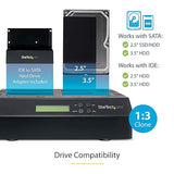 StarTech.com Digital Duplicators 4 Bay USB 3.0 Esata To SATA Standalone 1-3 HDD Hard Drive Duplicator Dock 2.5in. X 3.5in. Black