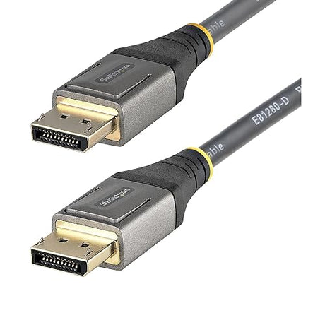 StarTech.com 13ft (4m) VESA Certified DisplayPort 1.4 Cable - 8K 60Hz HDR10 - Ultra HD 4K 120Hz Video - DP 1.4 Cable / Cord - For Monitors/Displays - DisplayPort to DisplayPort Cable - M/M (DP14VMM4M) 4 m / 13.1 ft
