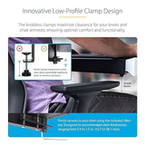 StarTech.com Clamp-On Steel Desk Corner Sleeve for L-Shaped/Corner Desk, for 0.5-1.5in (12.7-38.1mm) Desks, Increase Space for Keyboard/Mouse, Desk Extender/Tray for Wooden/Steel Desks (DSKCRNRSLV)