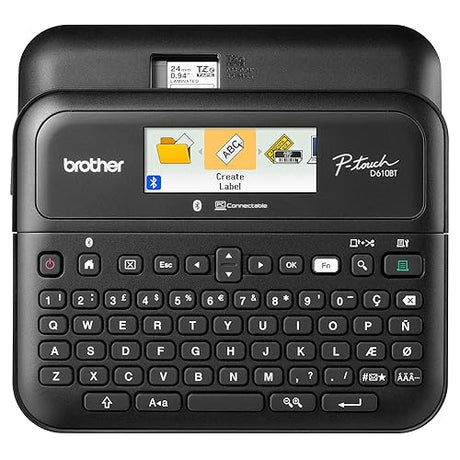 Brother P-Touch PT-D610BT Business Professional Connected Label Maker with Bluetooth® Connectivity New Model: PTD610BT