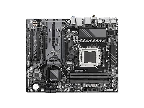 GIGABYTE B650 UD AC (rev. 1.0) AM5 LGA 1718 AMD B650 ATX Motherboard with 5-Year Warranty, DDR5, PCIe 4.0 M.2, PCIe 4.0, USB 3.2 Gen2x2 Type-C, GbE LAN