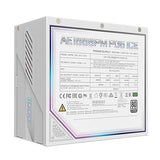 GIGABYTE GP-AE1000PM PG5 ICE - PCIe5.1 Ready - ATX3.1-1000W 80 Plus Platinum Certified - Fully Modular Power Supply 80+ Platinum, ATX 3.1, PCIe 5.1, White