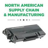 Clover Remanufactured Toner Cartridge Replacement for Brother TN670 | Black