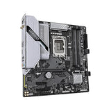 GIGABYTE B760M Gaming Plus WiFi DDR4 LGA 1700 Intel B760 M-ATX Motherboard with DDR4, 2* M.2, PCIe 4.0, Front USB 3.2 Gen 1 Type-C, WiFi 6 GbE LAN, Q-Flash Plus, PCIe EZ-Latch