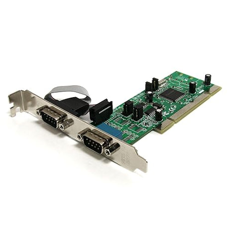 StarTech.com 2 Port PCI RS422/485 Serial Adapter Card with 161050 UART - Serial Adapter - PCI-X - RS-422/485 x 2 - PCI2S4851050