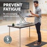 Fellowes Anti-Fatigue Standing Desk Wellness Mat, 36 x 24 Inch, Black 8707002