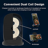 Motorola TurboPower 15W Qi Wireless Stand + 33W Charger + Cable - for Moto G Power 2024/2025, G Stylus 2024/2025, Edge 2023/2024/2025, Razr/Razr Plus 2023/2024/2025, Razr Ultra Stand + Charger