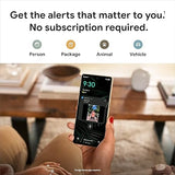 Google Nest Doorbell (Wired, 2nd Gen) - Wired Video Doorbell Camera - Doorbell Security Camera - Snow Nest Doorbell - Wired Snow