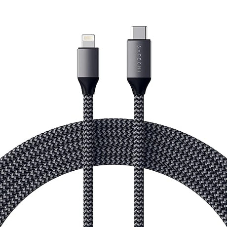 Satechi USB-C to Lightning Charging Cable (6 Ft) - Apple MFi Certified - for iPhone 14 Pro/14/14 Plus, iPhone 13 Pro Max/13 Pro/13/13 Mini, AirPods Pro, AirPods 3/2/ 1