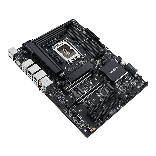 ASUS Pro WS W680-ACE Intel® LGA 1700 ATX Workstation Motherboard, Dual PCIe® 5.0x16 Slot, DDR5, ECC Memory and XMP Support, Dual Intel® 2.5 Gb LAN, 3xPCIe 4.0 M.2 Slots