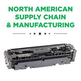 Clover Remanufactured High Yield Toner Cartridge (Reused OEM Chip) Replacement for HP 414X (W2020X) Black 201427P