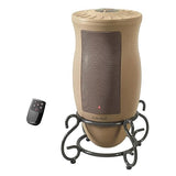 Lasko Designer Series Ceramic Space Heater-Features Oscillation, Remote, and Built-in Timer, Beige Beige Heater