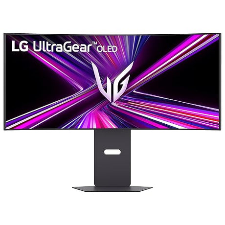 LG Ultragear™ 34GX900A 34 OLED WQHD Curved Gaming Monitor – 240Hz, 0.03ms, USB-C 65W PD, HDMI 2.1, G-SYNC, FreeSync Premium Pro