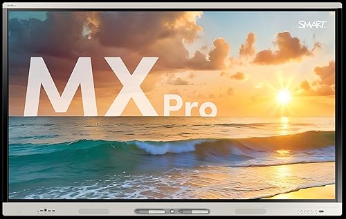 SMART Board MX086-V5 Pro Series Interactive Display with iQ - No Wall Mount Included