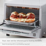 Panasonic Toaster Oven FlashXpress with Double Infrared Heating and Removable 9-Inch Inner Baking Tray, 12 x 13 x 10.25, Silver