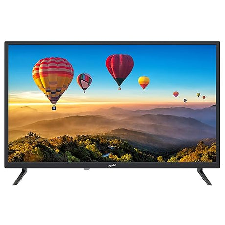 Supersonic SC-3210 31.5-Inch DLED HDTV with ATSC & NTSC, HDMI Input, USB Compatibility, 1080p Resolution, Dynamic Contrast, Wide Viewing Angle, Digital Noise Reduction, Rich Audio Options, Multi-Langu SC-3210 32-Inch HDTV