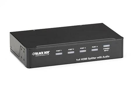 Black Box 1x4 HDMI Splitter with Audio
