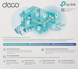 TP-Link Deco X55 Pro AX3000 Whole Home Wi-Fi 6 Mesh System - Coverage up to 2500 Sq.Ft & up to 150 Devices, 2x2.5G WAN/LAN Ports, 4 Streams, Ethernet Backhaul, Ideal for 1Gig+ Internet, 1-Pack AX3000 Pro w/ Dual 2.5G Ports 1 Pack