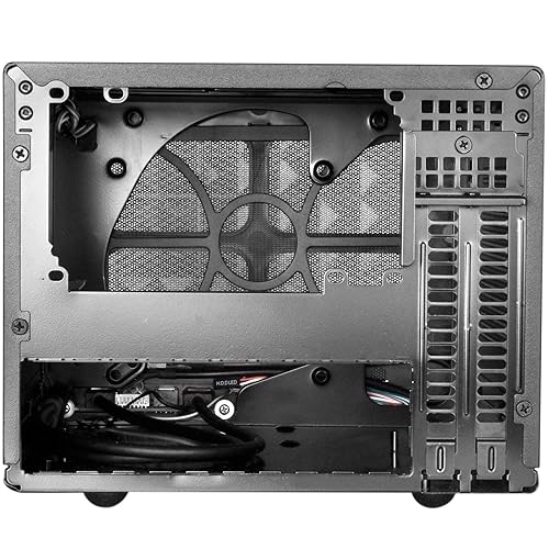 Silverstone Computer Case with Mesh Front Panel,Black (SG13B) Black (Standard)