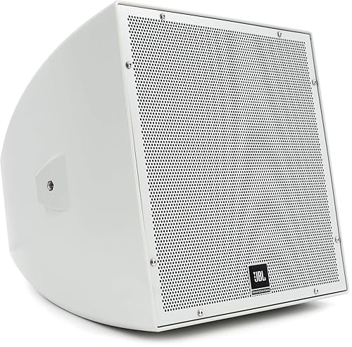 JBL AWC129 All-Weather Compact 2-Way Coaxial Loudspeaker with 12 LF, White