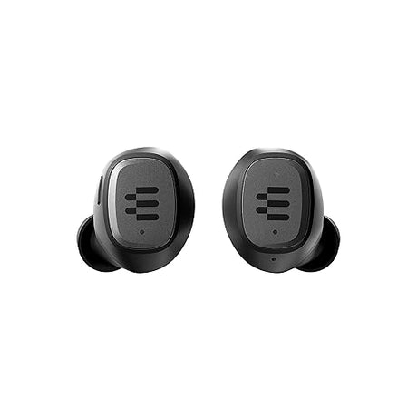 EPOS GTW 270 Wireless Gaming Earbuds, Bluetooth, Noise Reducing Closed Design, Dual Mics, Ergonomic Fit, IPX 5 Water Resistant, Portable Charging Case, 20 Hours of Playtime,Black/Silver/Grey