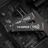 TEAMGROUP T-Force G50 2TB SLC Caching 3D TLC NAND NVMe InnoGrit PCIe Gen4x4 M.2 2280 Gaming SSD with Ultra-Thin Graphene Heat Spreader Read/Write 5000/4500 MB/s TM8FFE002T0C129 2TB G50